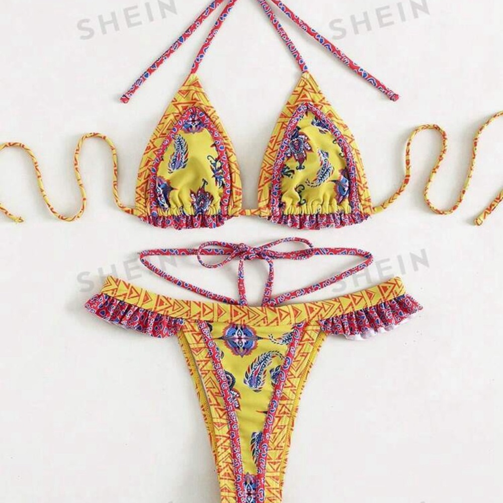 Abstract String Bikini Medium - Picture 5 of 7